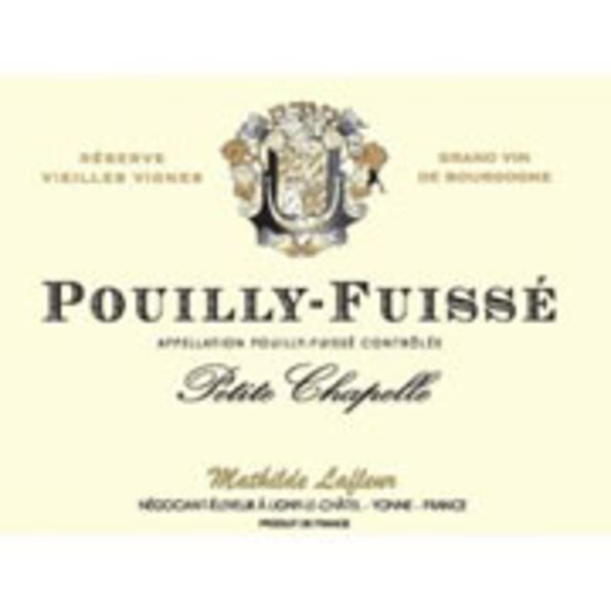 Jean Claude Fromont Petite Chapelle Pouilly-Fuisse 2014 Front Label