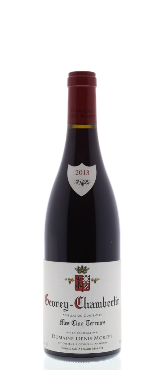 Denis Mortet Gevrey-Chambertin Mes Cinq Terroirs 2013 Front Bottle Shot