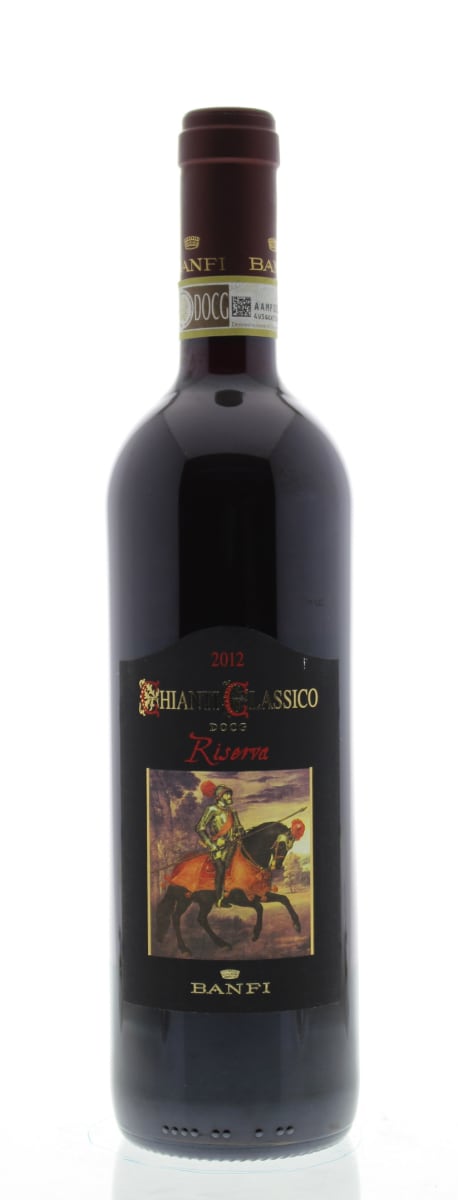 Banfi Chianti Classico Riserva 2012 Front Bottle Shot