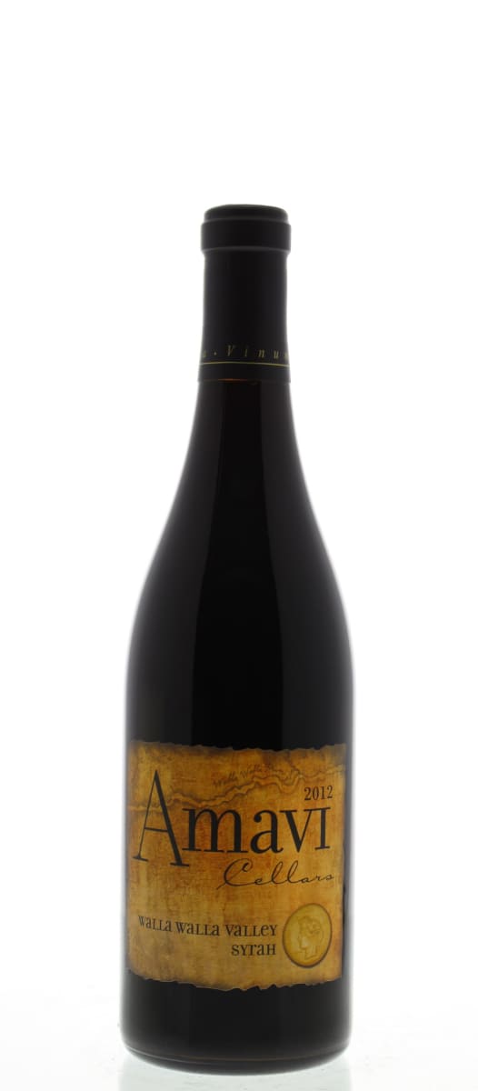 Amavi Syrah 2012 Front Bottle Shot