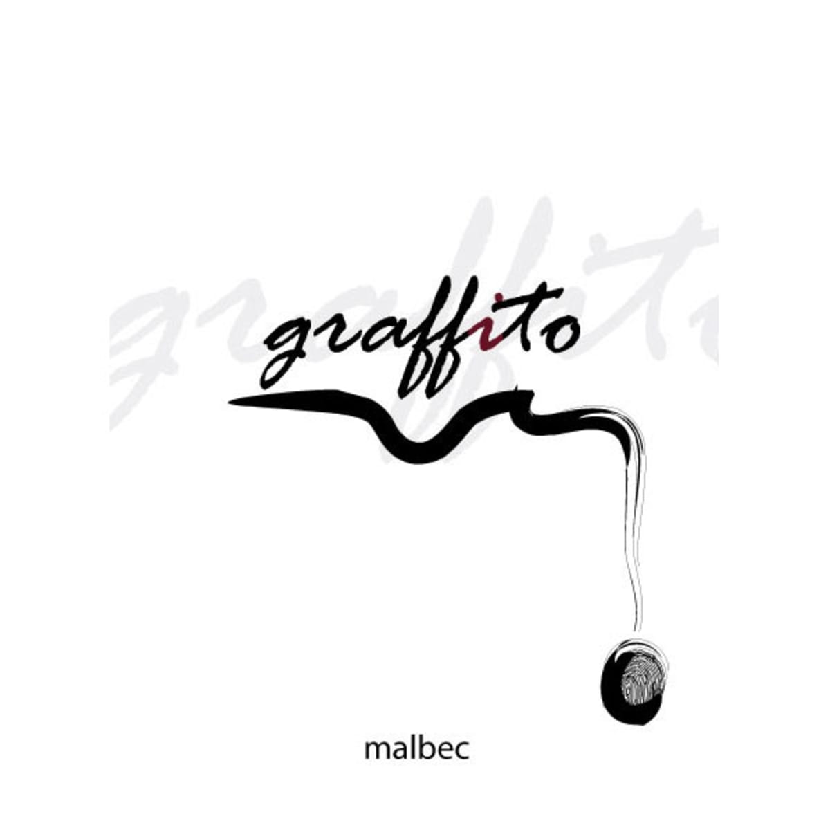 Graffito Malbec 2012 Front Label