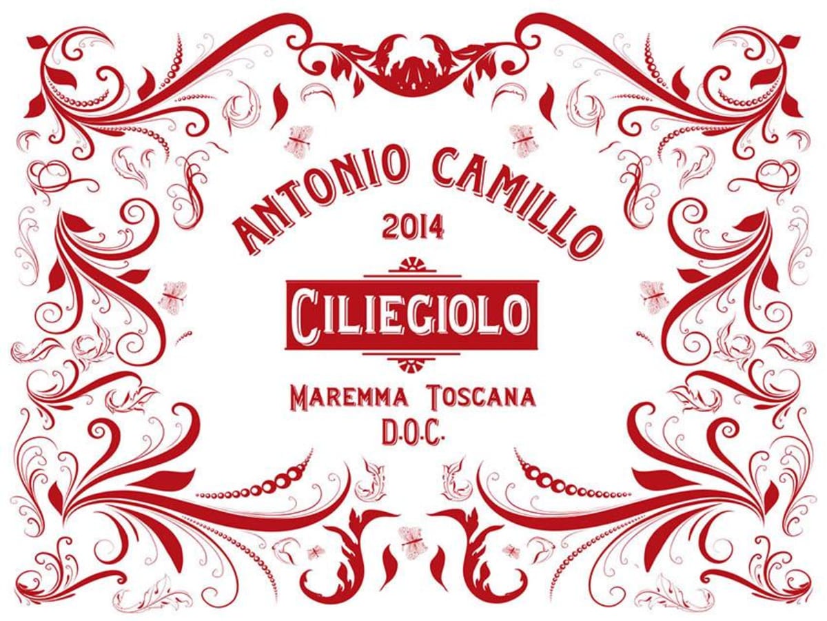 Antonio Camillo Principio Cilegiolo Maremma Toscana 2014 Front Label
