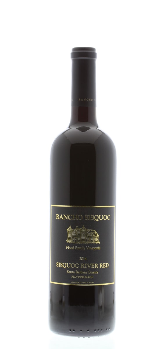 Rancho Sisquoc River Red Blend 2014 Front Bottle Shot