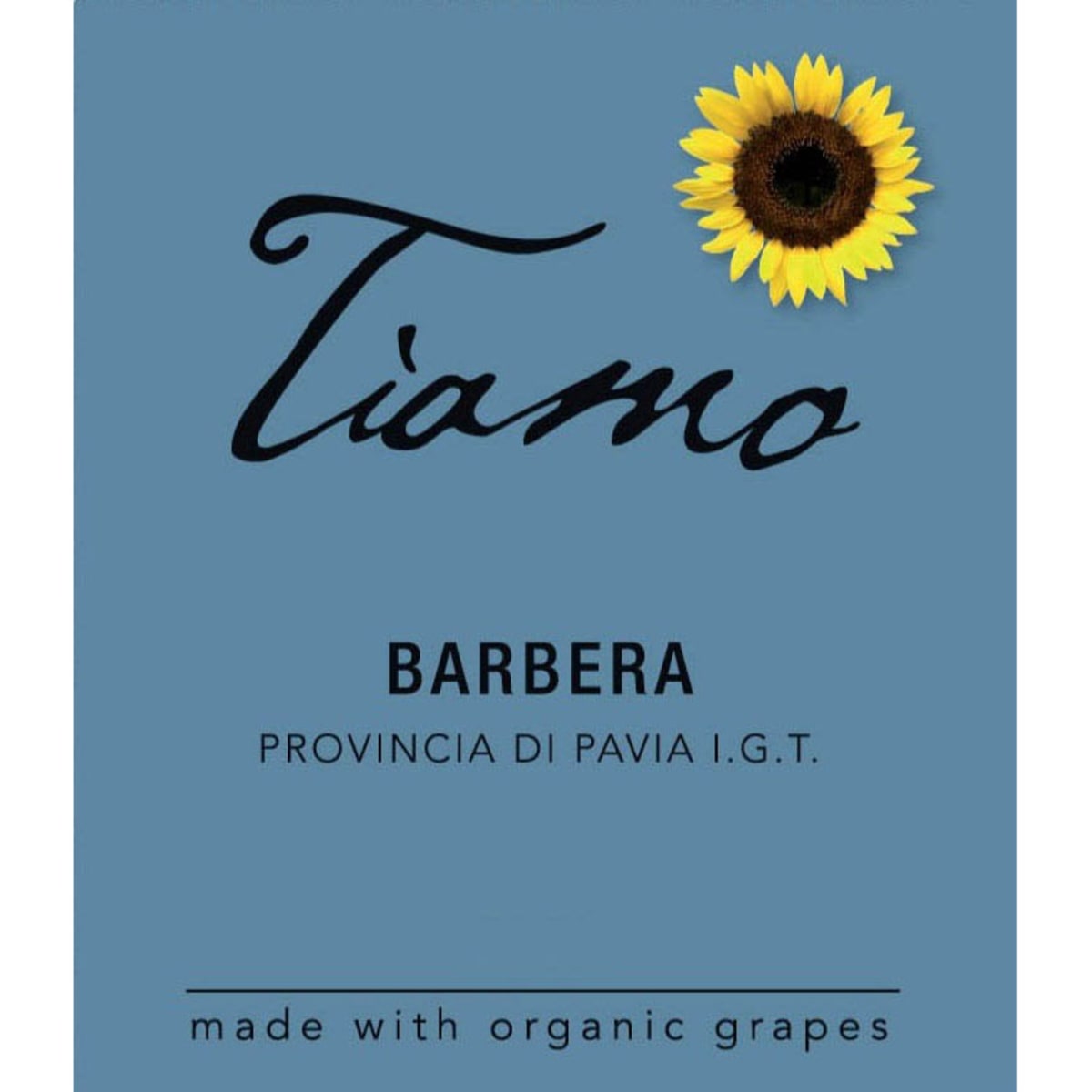 Tiamo Barbera 2014 Front Label