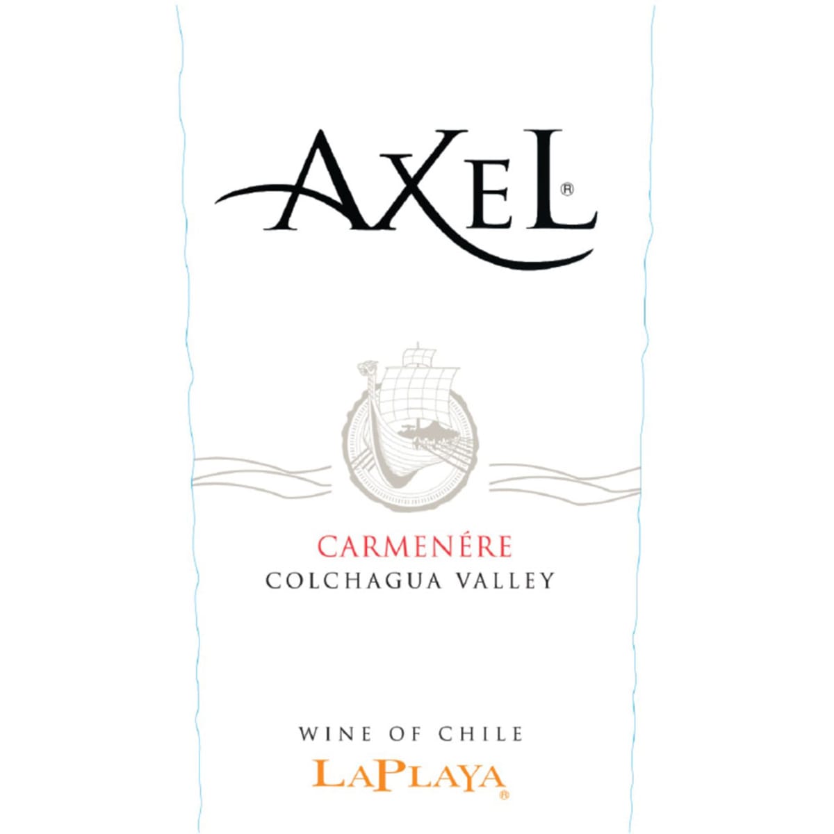 La Playa Axel Carmenere 2012 Front Label