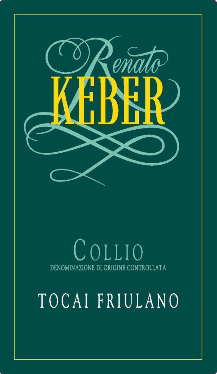 Renato Keber Friulano 2009 Front Label