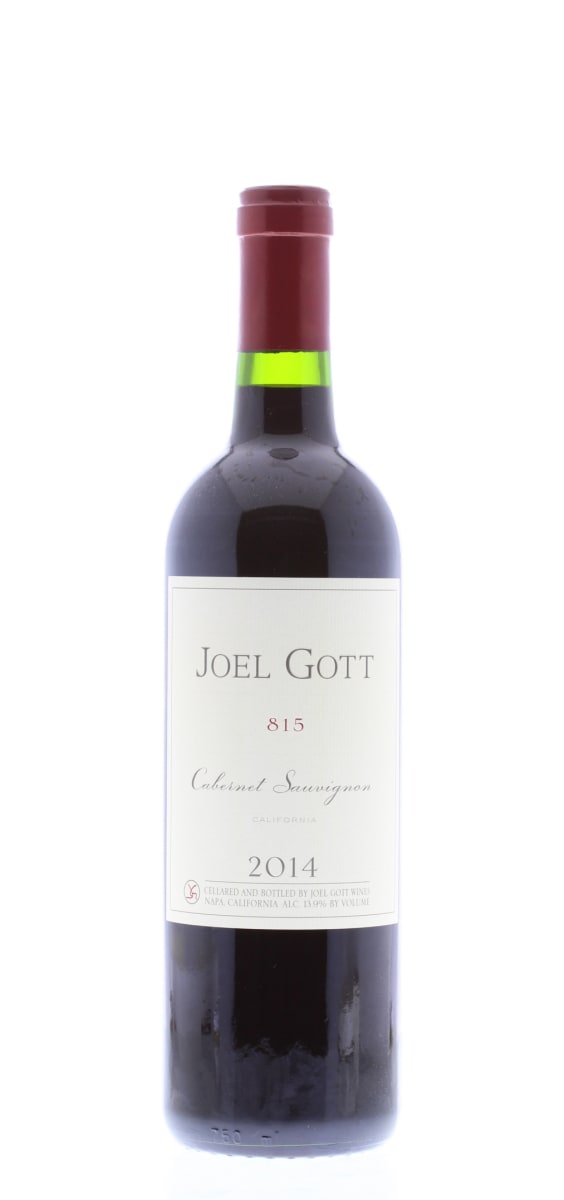 Joel Gott Blend No. 815 Cabernet Sauvignon 2014 Front Bottle Shot