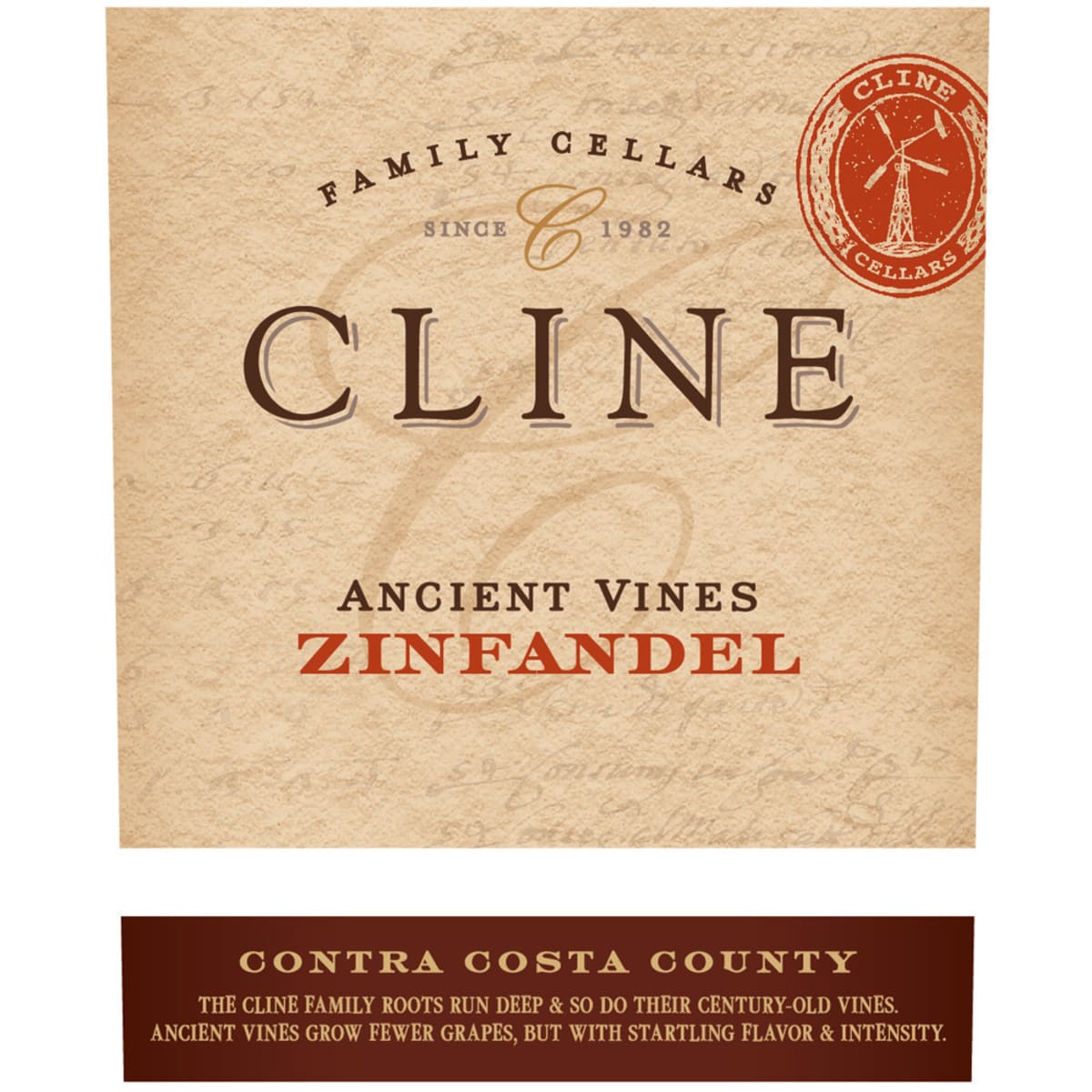 Cline Ancient Vines Zinfandel (375ML half-bottle) 2014 Front Label