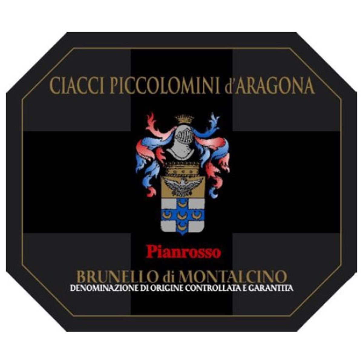 Ciacci Piccolomini d'Aragona Brunello di Montalcino Pianrosso 2009 Front Label