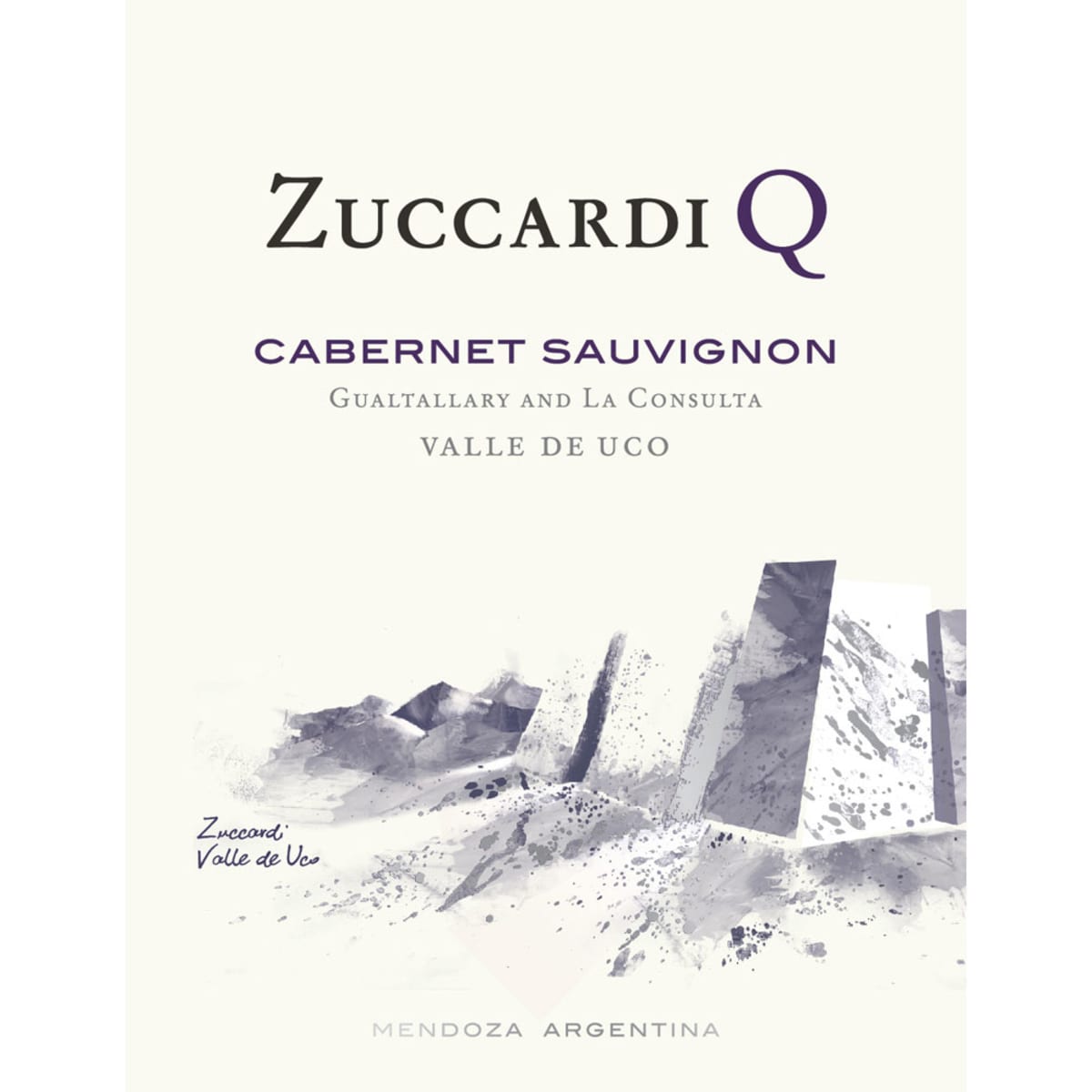 Zuccardi Q Cabernet Sauvignon 2012 Front Label