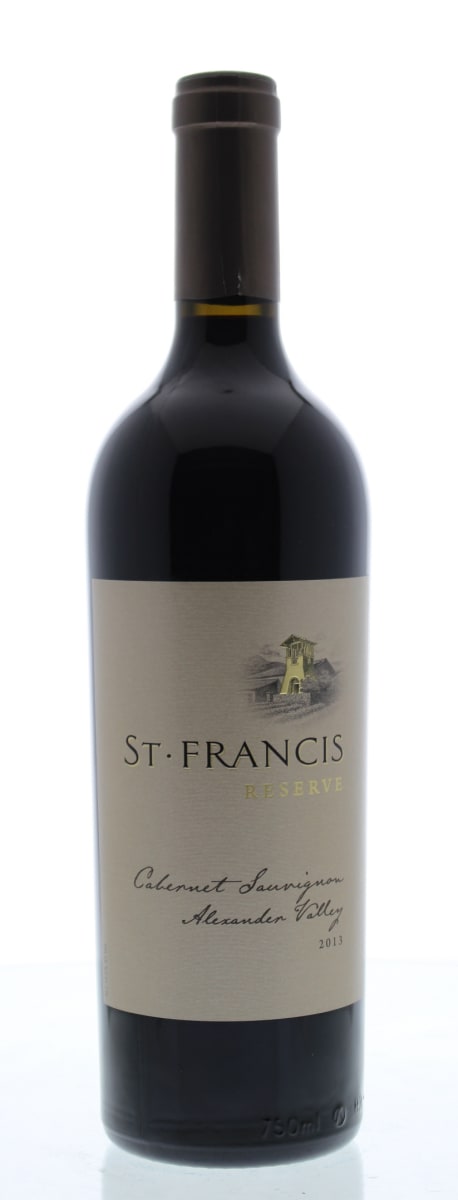 St. Francis Reserve Cabernet Sauvignon 2013 Front Bottle Shot