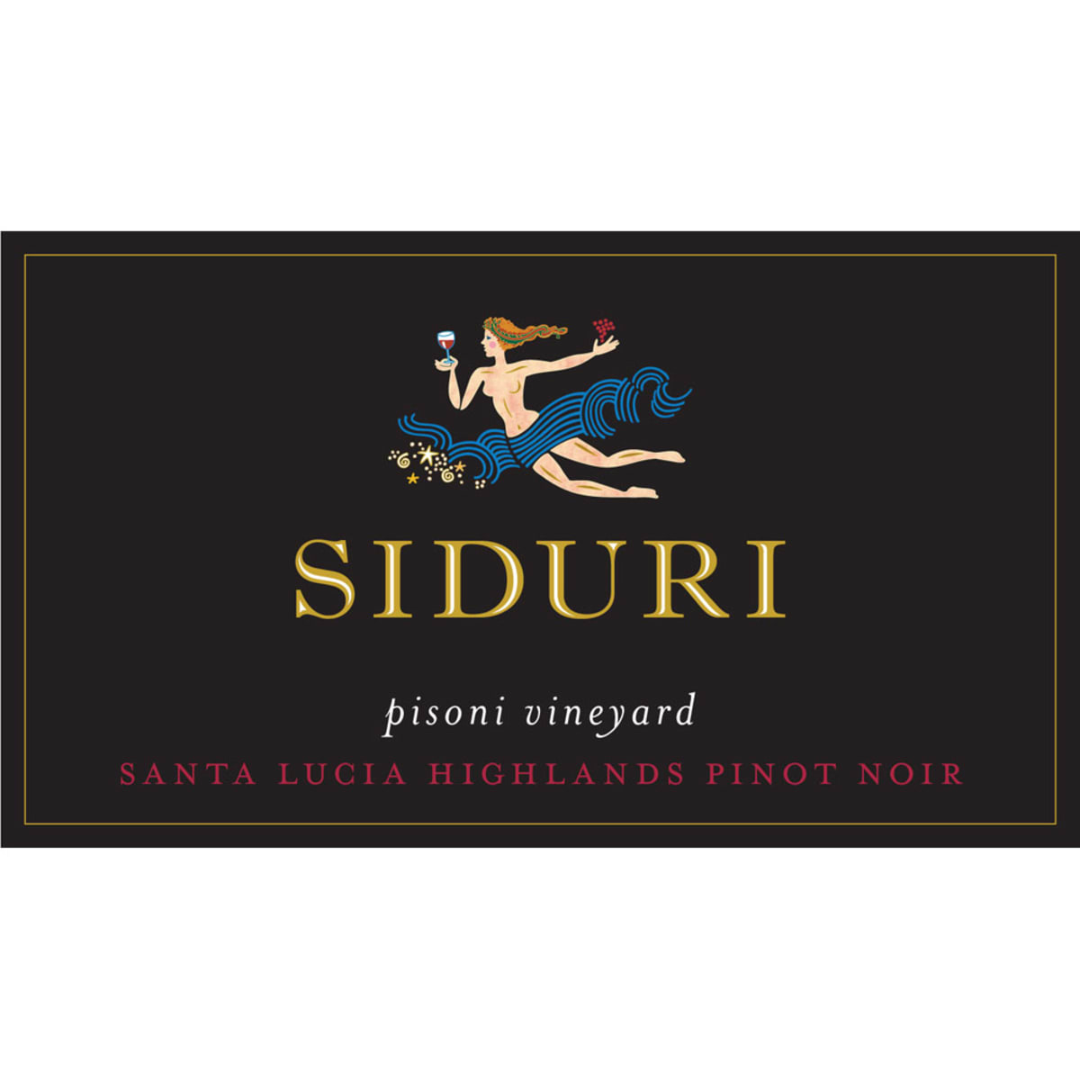 Siduri Pisoni Vineyard Pinot Noir 2013 Front Label