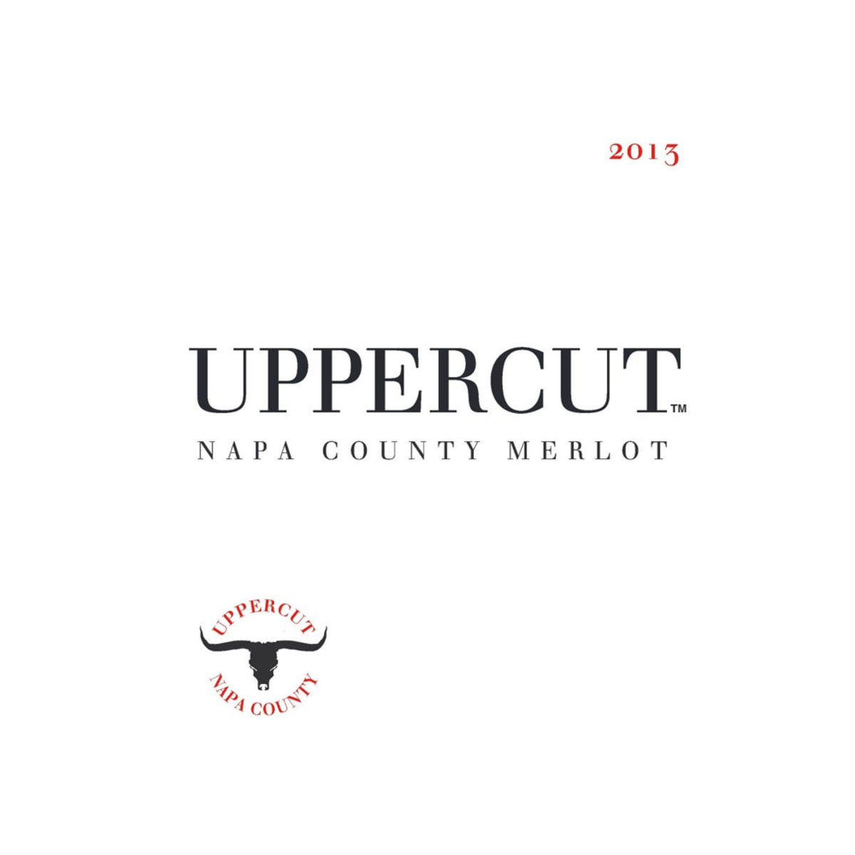 Uppercut Merlot 2013 Front Label