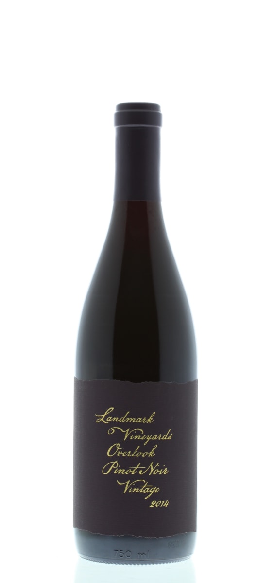 Landmark Overlook Pinot Noir 2014 Front Bottle Shot