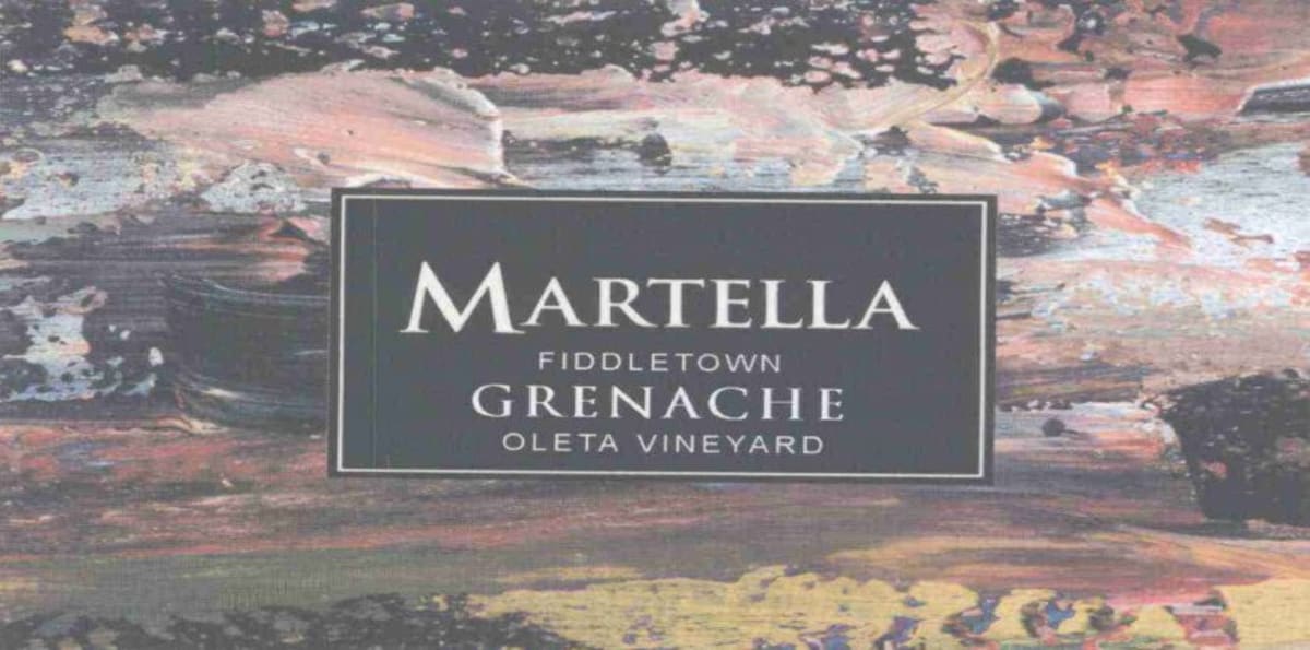 Michael Martella Oleta Vineyard Grenache 2005 Front Label