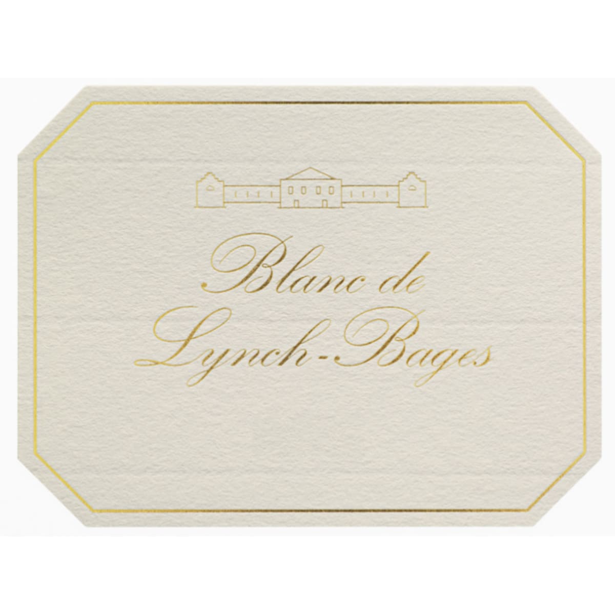 Chateau Lynch-Bages Blanc de Lynch-Bages 2013 Front Label