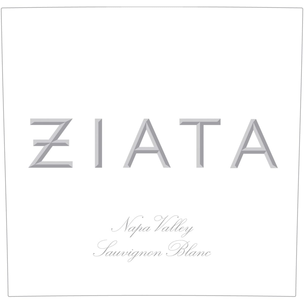 Ziata Sauvignon Blanc 2013 Front Label