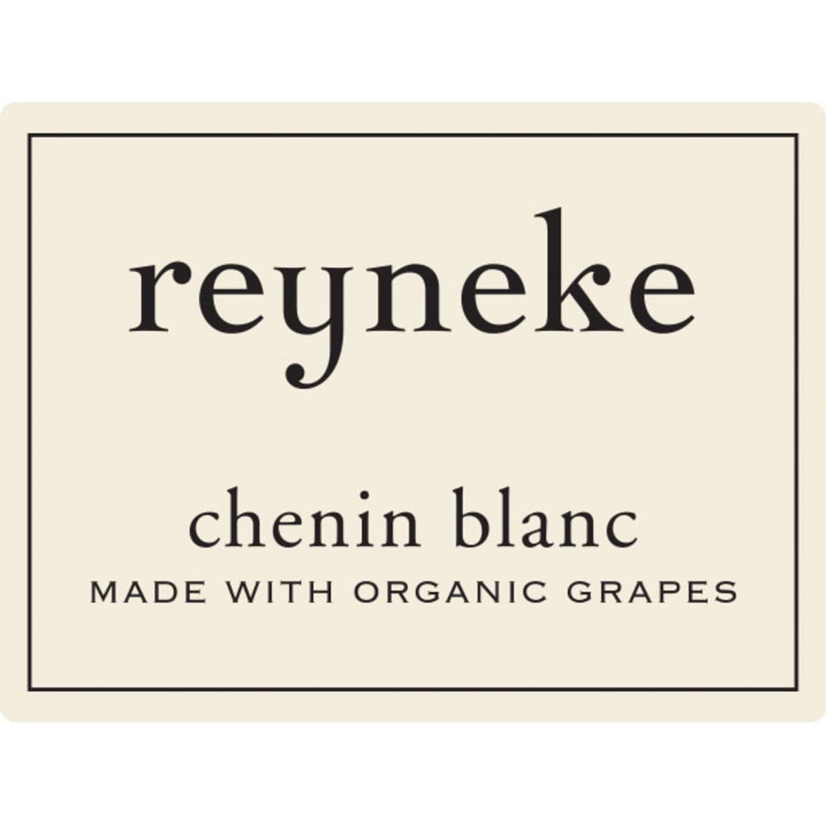 Reyneke Chenin Blanc 2015 Front Label