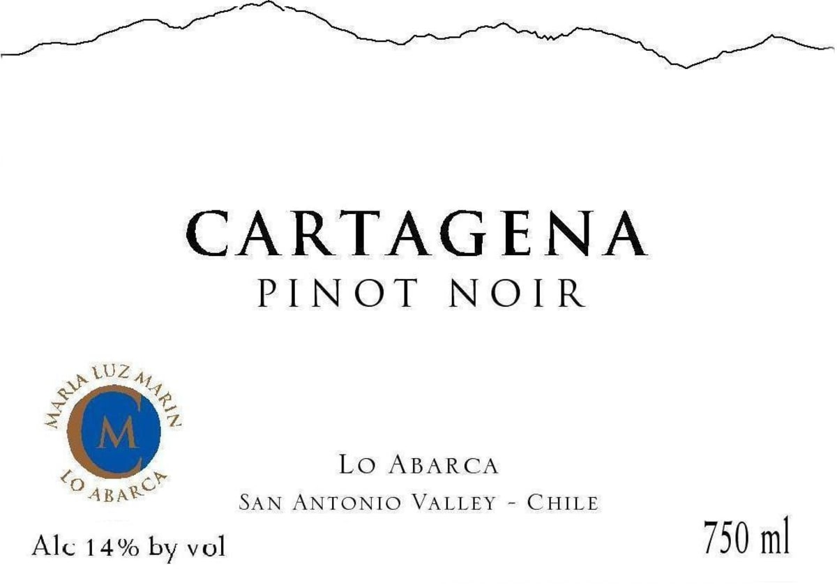 Casa Marin Cartagena Pinot Noir 2012 Front Label