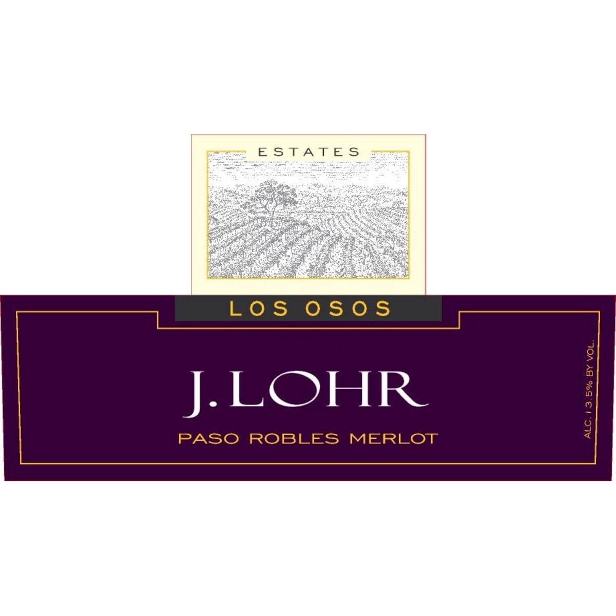 J. Lohr Estates Los Osos Merlot 2014 Front Label