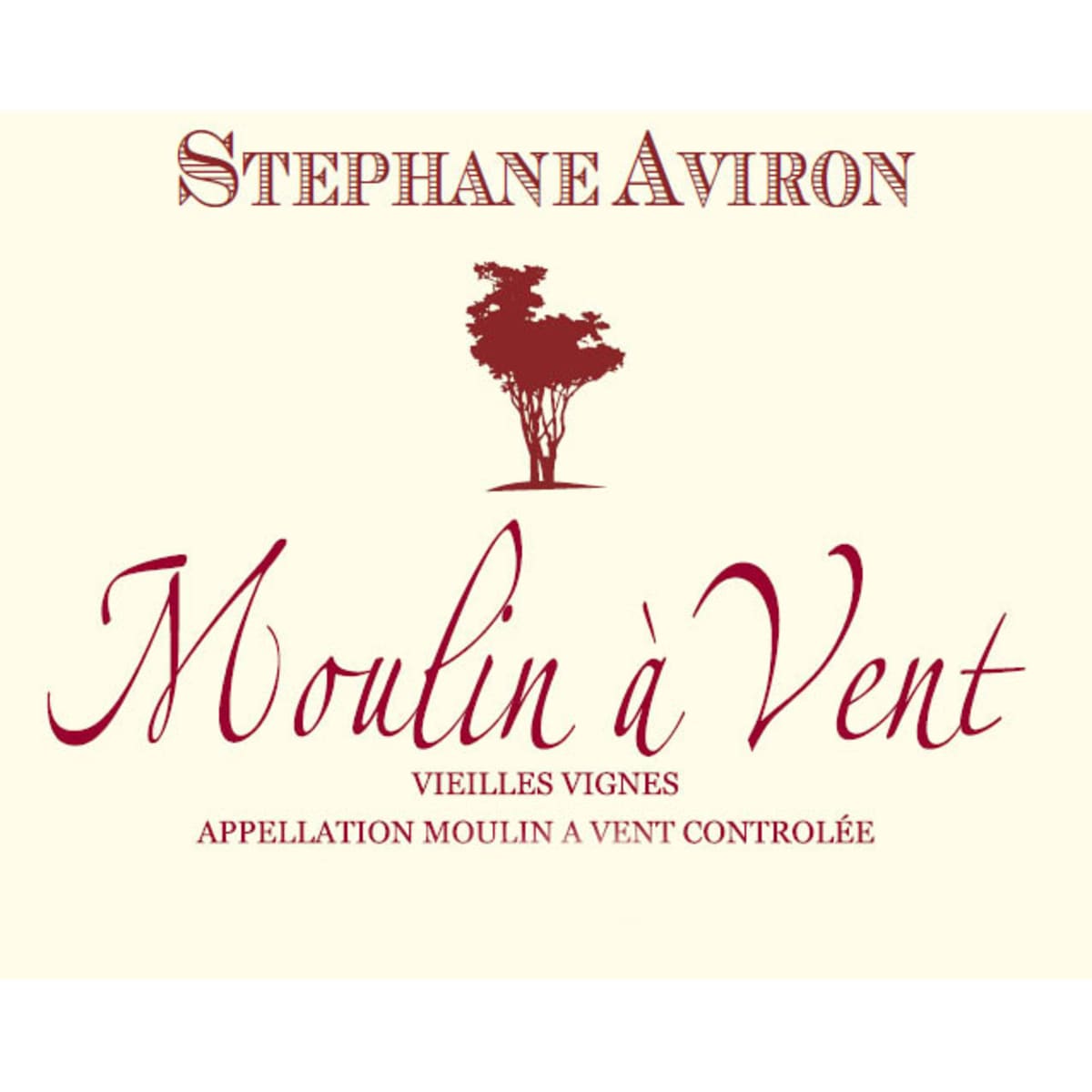 Stephane Aviron Moulin-a-Vent Vieilles Vignes 2014 Front Label