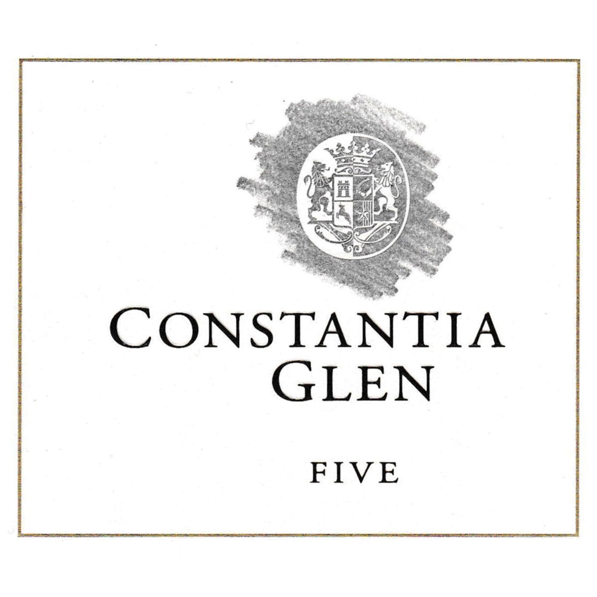 Constantia Glen Five 2011 Front Label