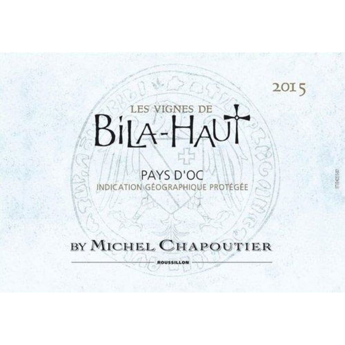 Bila-Haut by Michel Chapoutier Cotes du Roussillon Villages 2015 Front Label