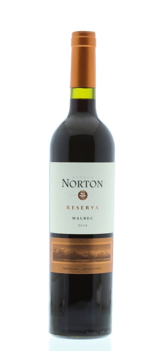 Bodega Norton Reserva Malbec 2014 Front Bottle Shot