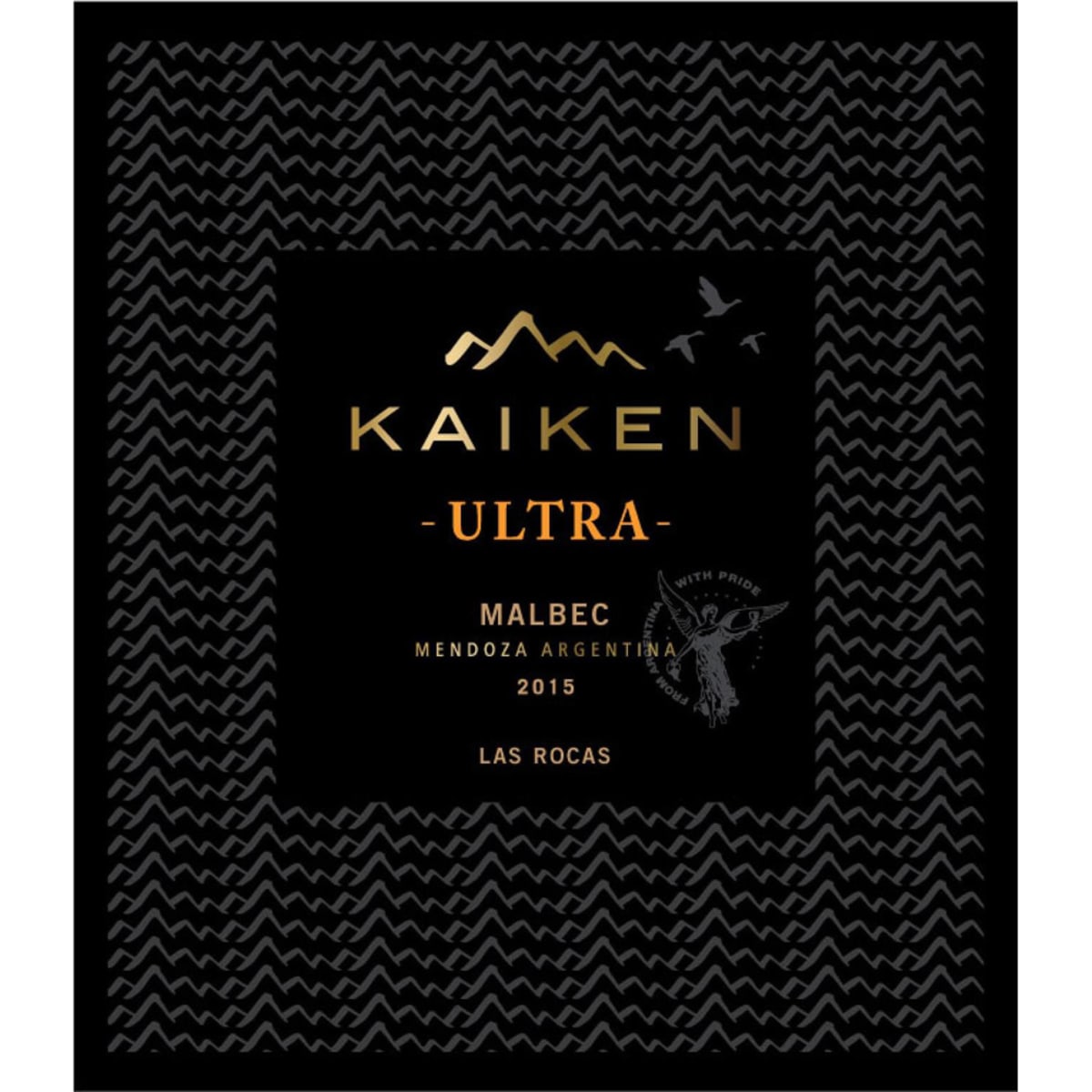 Kaiken Ultra Las Rocas Malbec 2015 Front Label