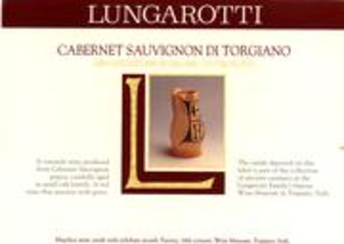 Lungarotti Cabernet Sauvignon 1996 Front Label