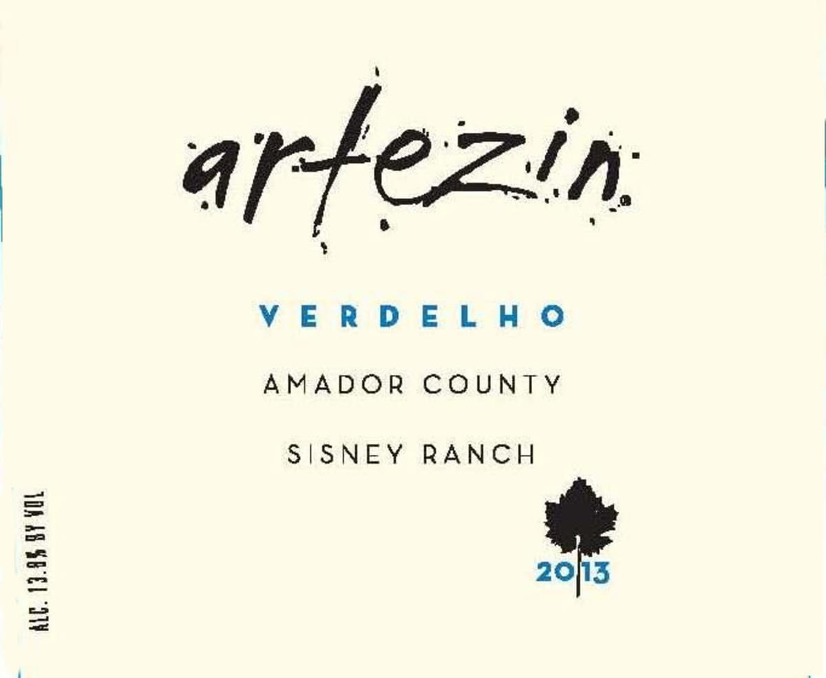 Artezin Sisney Ranch Verdelho 2013 Front Label