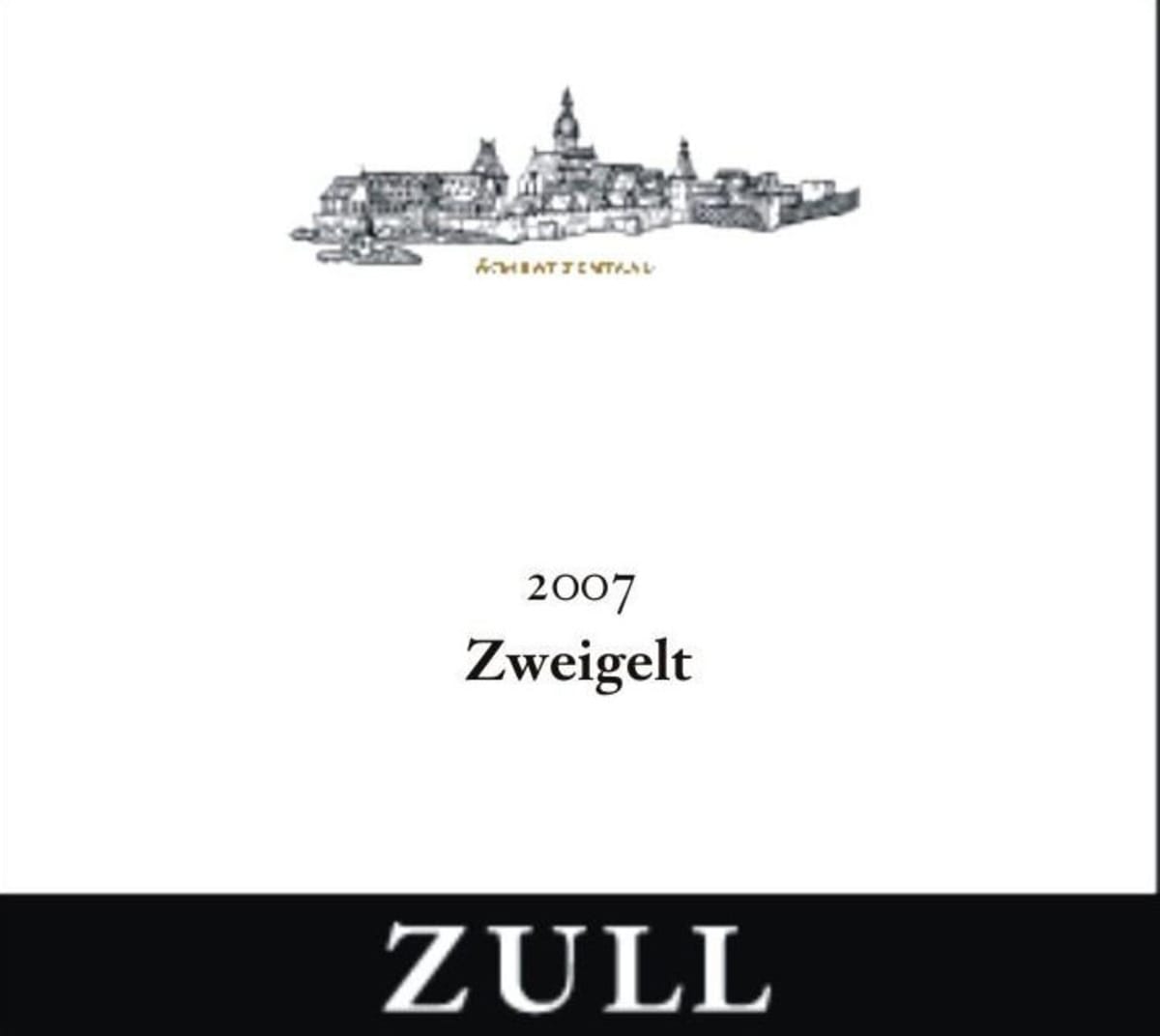 Zull Zweigelt 2007 Front Label