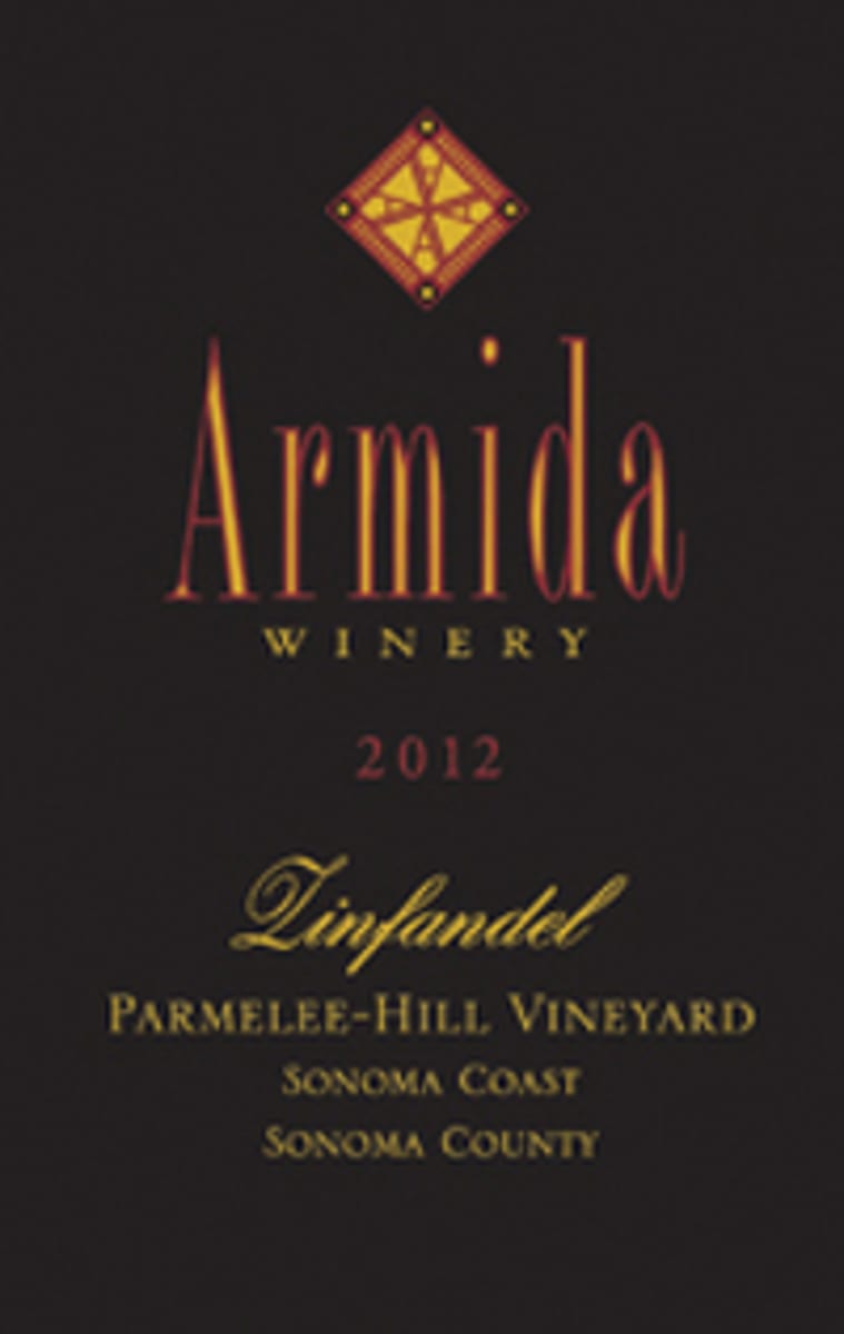 Armida Parmelee-Hill Vineyard Zinfandel 2012 Front Label