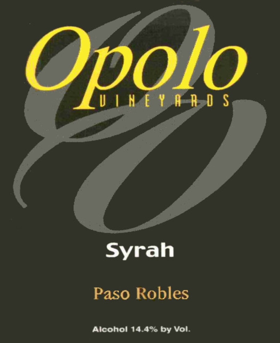 Opolo Paso Robles Syrah 2006 Front Label