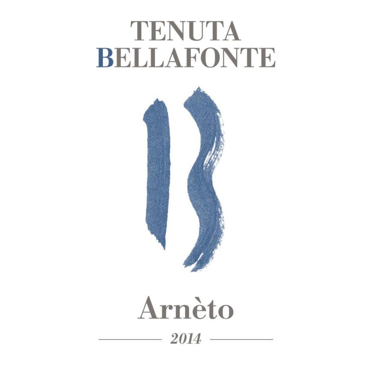 Bellafonte Arneto Trebbiano Spoletino 2014 Front Label