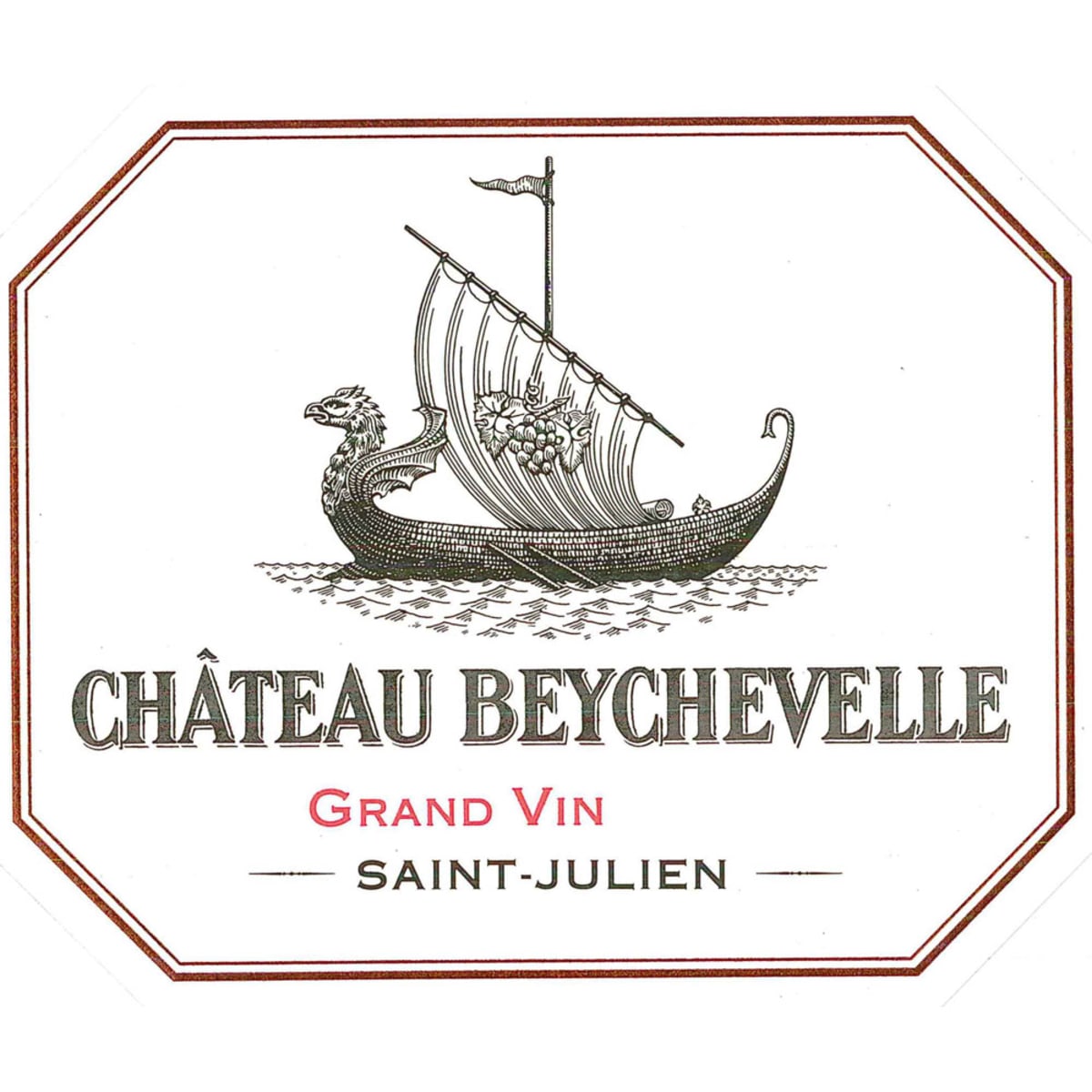 Chateau Beychevelle  2012 Front Label