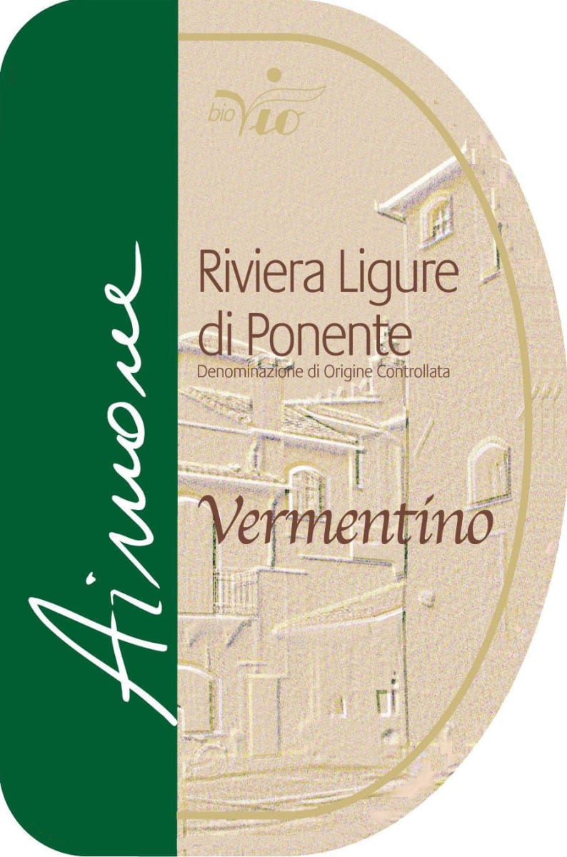 Azienda Agricola Biologica Vio Giobatta Riviera Ligure di Ponente Aimone Vermentino 2009 Front Label