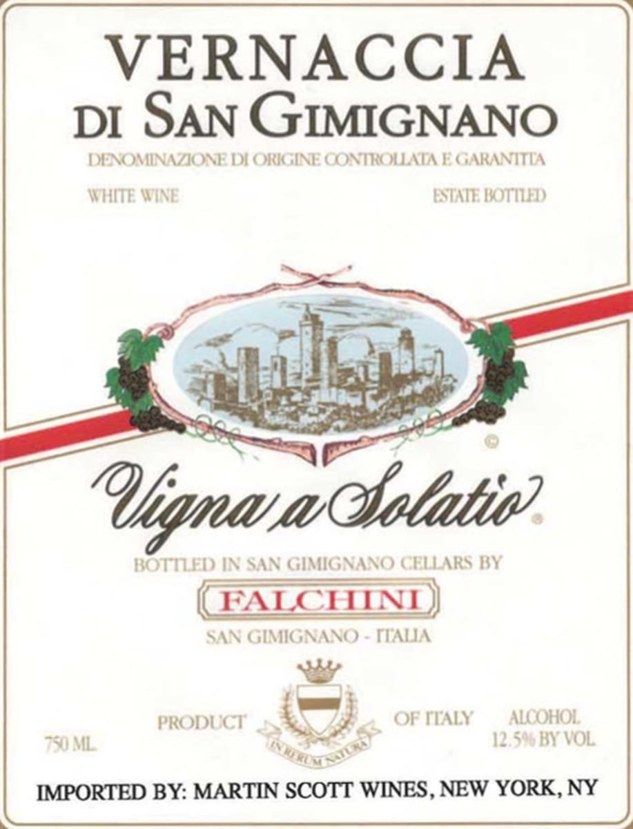 Azienda Agricola Casale di Falchini Vigna a Solatio 2015 Front Label