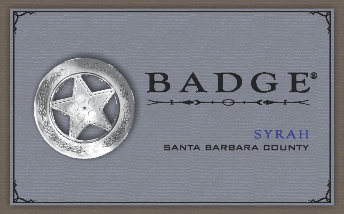 Badge Syrah 2014 Front Label