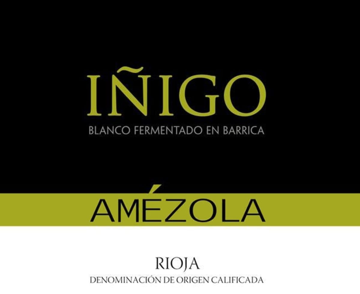 Bodegas Amezola de la Mora Indigo Blanco 2010 Front Label