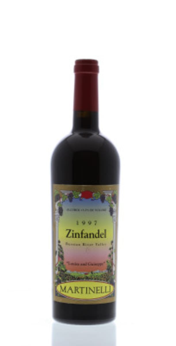 Martinelli Giuseppe and Luisa Zinfandel 1997 Front Bottle Shot