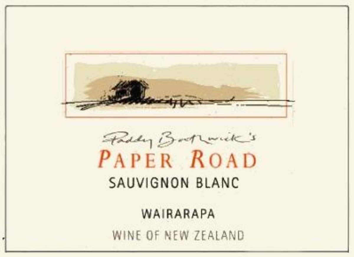 Borthwick Vineyard Paper Road Sauvignon Blanc 2015 Front Label