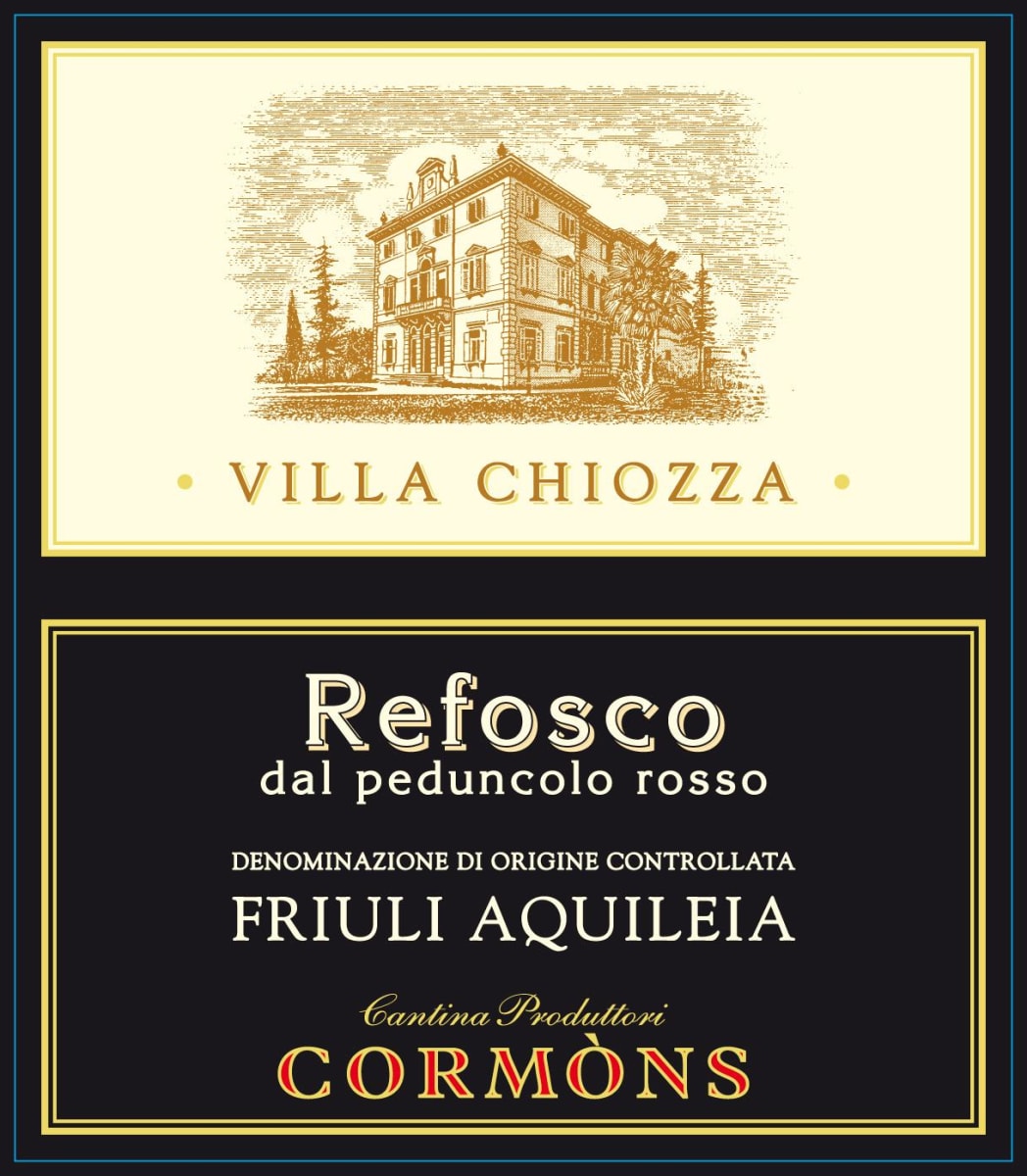 Cantina Produttori Cormons Friuli Isonzo Refosco dal Peduncolo Rosso 2011 Front Label