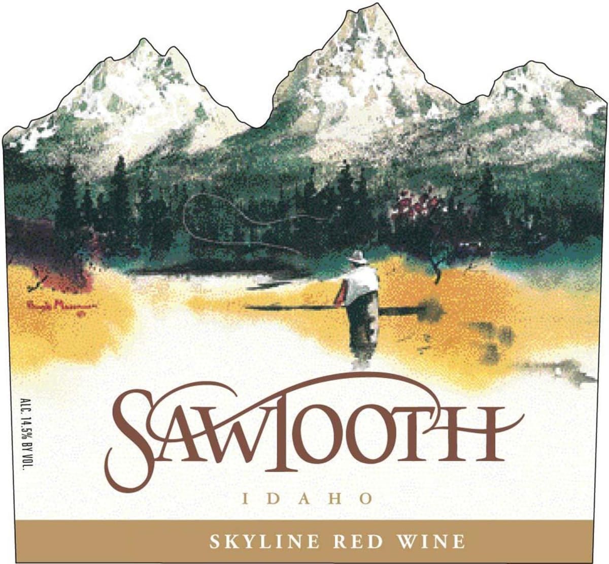 Sawtooth Sawtooth Skyline Red 2011 Front Label