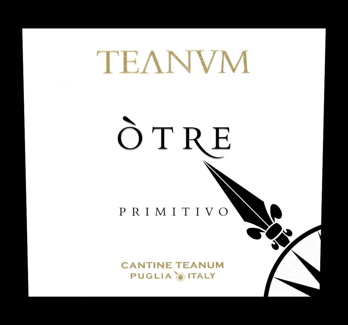 Cantine Teanum Otre Primitivo 2008 Front Label