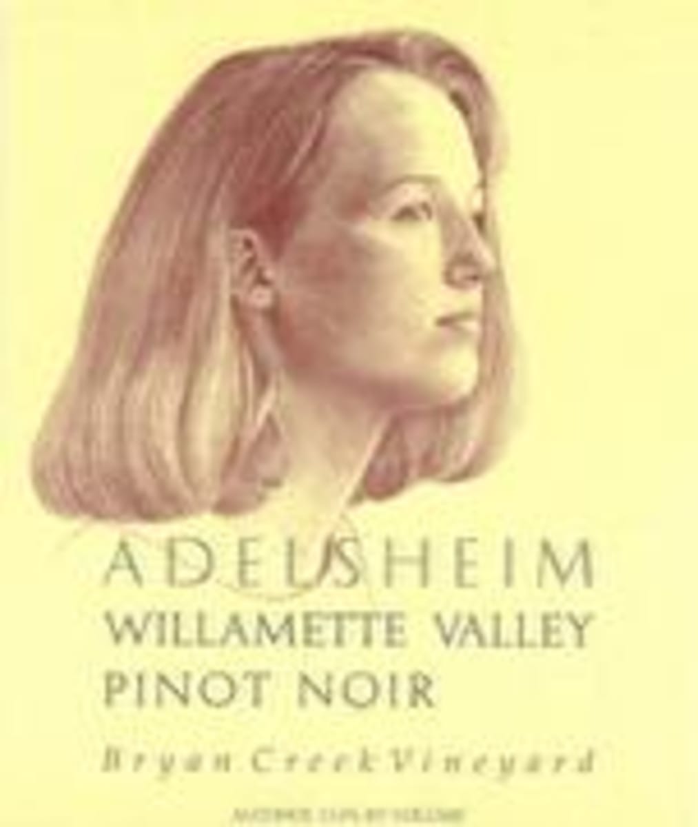 Adelsheim Bryan Creek Pinot Noir 1998 Front Label