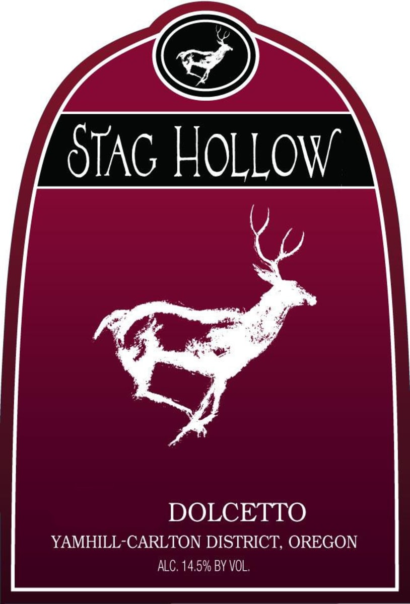 Stag Hollow Yamhill-Carlton District Dolcetto 2008 Front Label