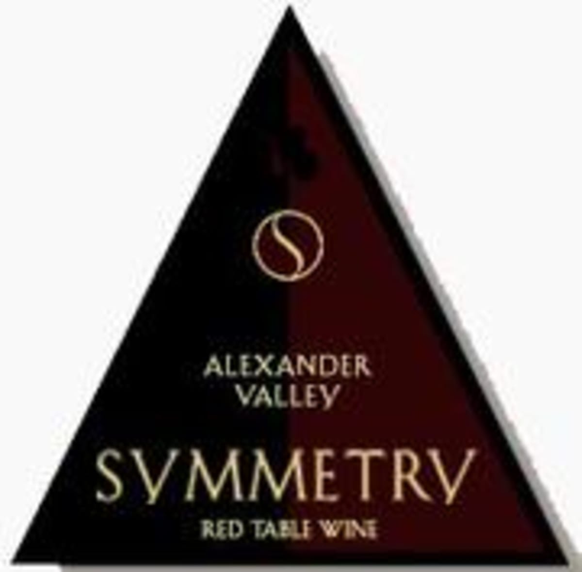 Rodney Strong Symmetry Meritage 1996 Front Label