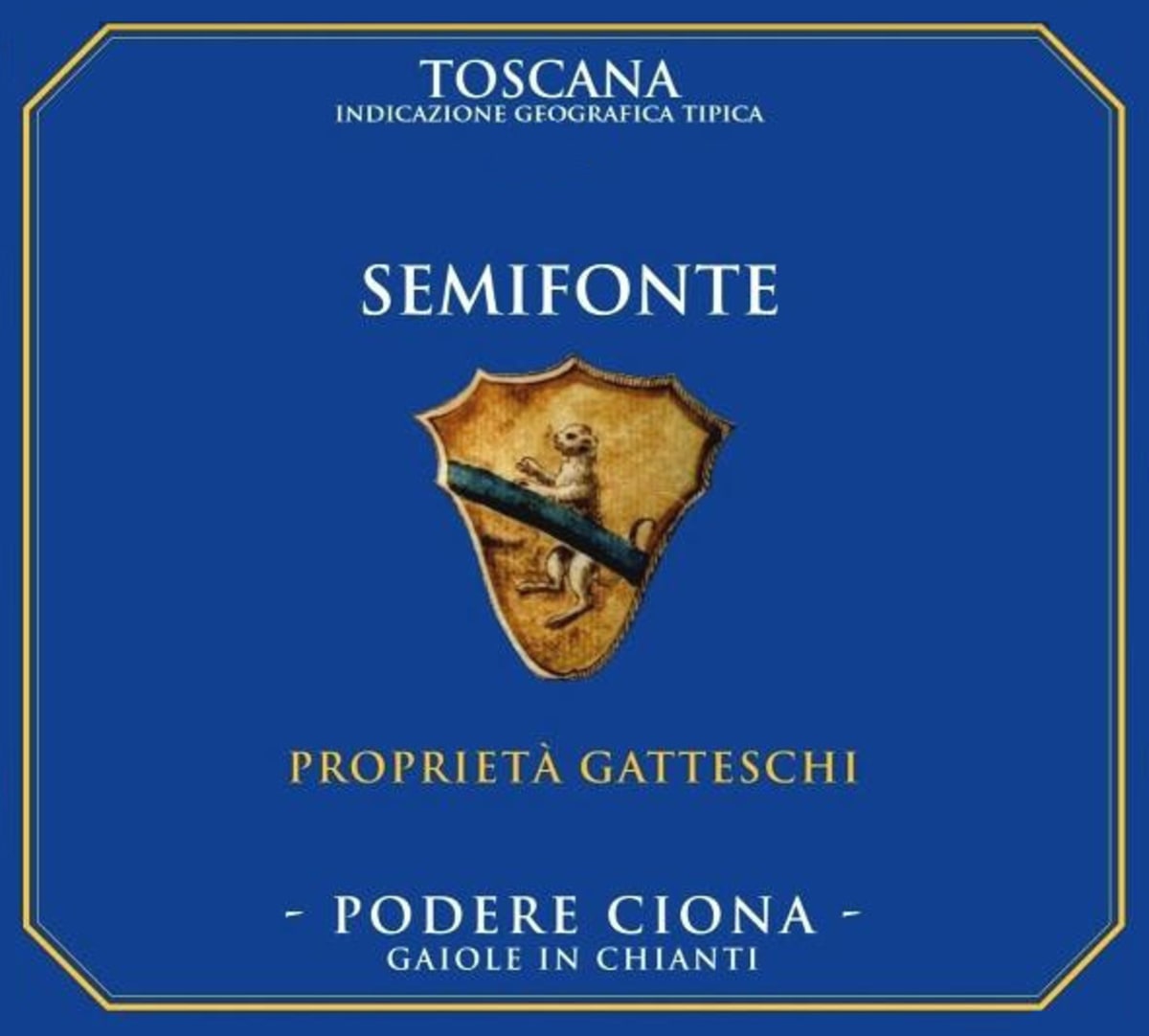 Ciona s.s. Toscana Semifonte 2011 Front Label