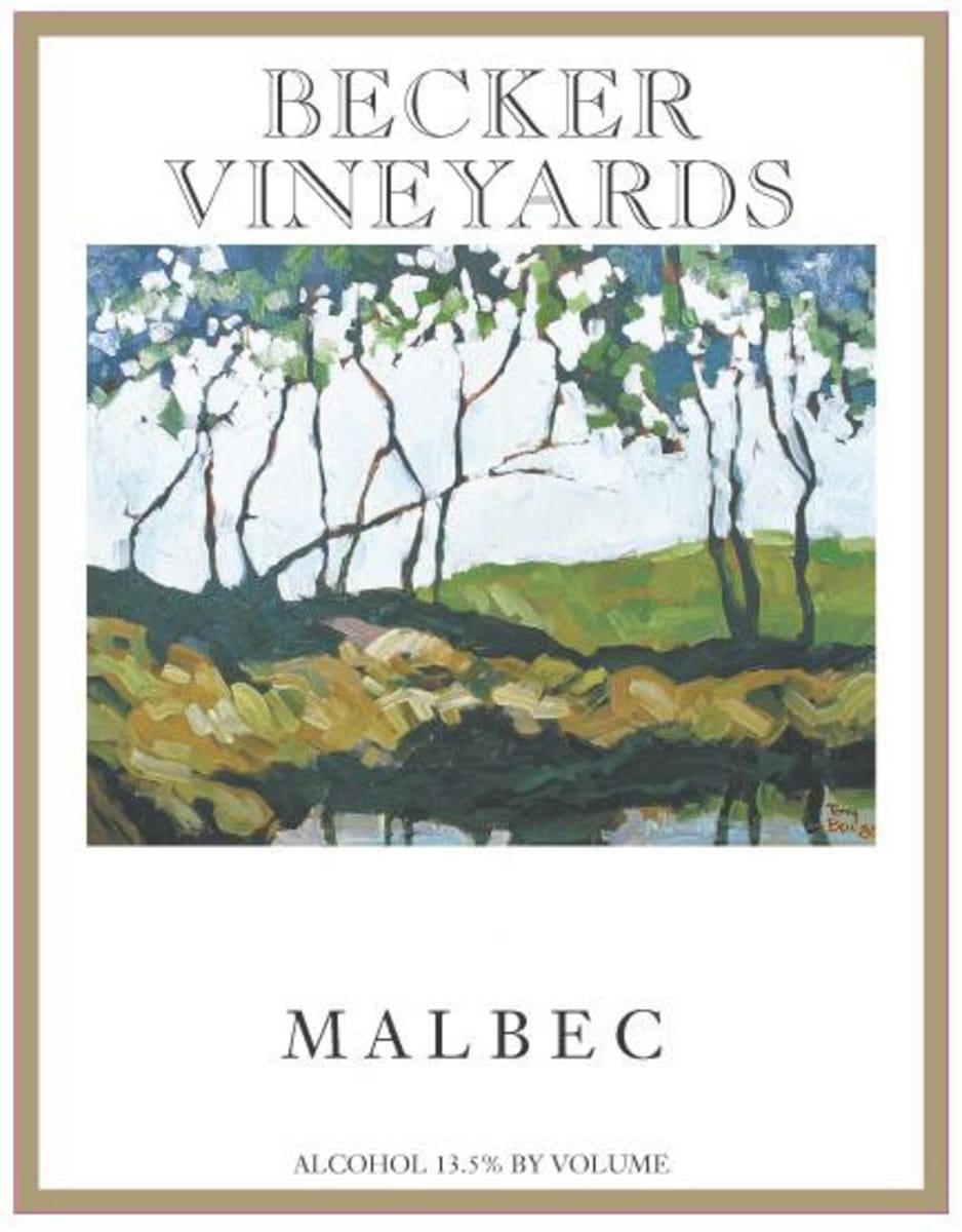 Becker Vineyards Malbec 2009 Front Label